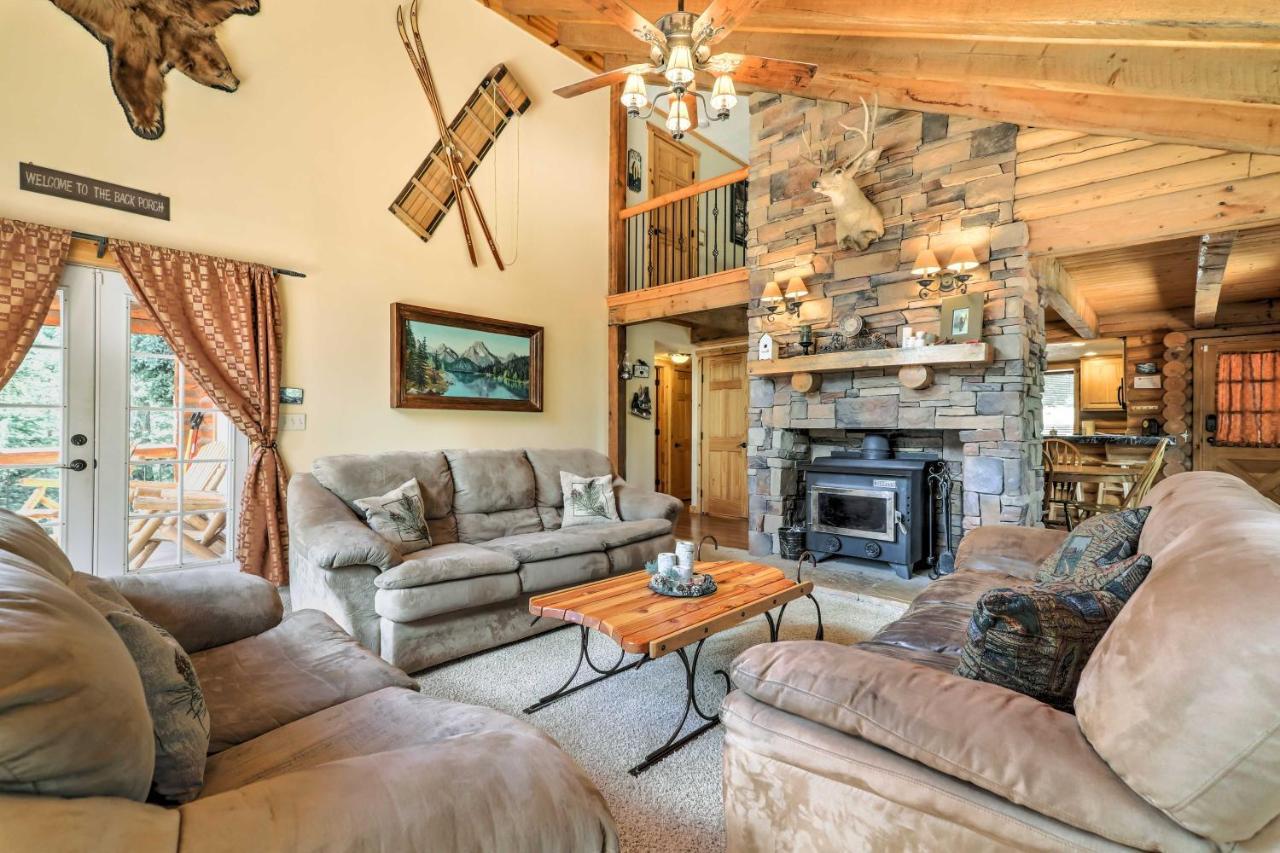 Cozy Utah Cabin With Deck And Fire Pit! Duck Creek Village Bagian luar foto
