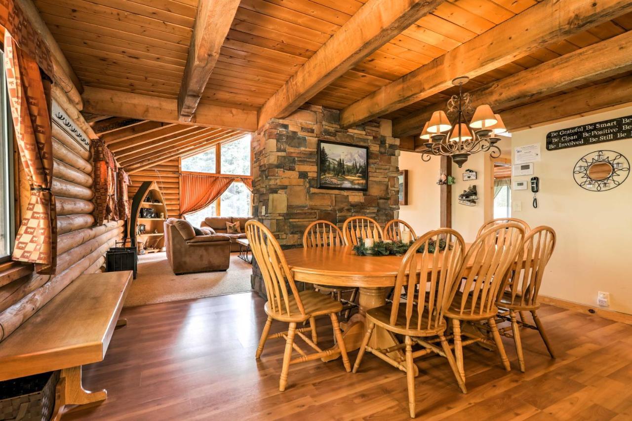 Cozy Utah Cabin With Deck And Fire Pit! Duck Creek Village Bagian luar foto