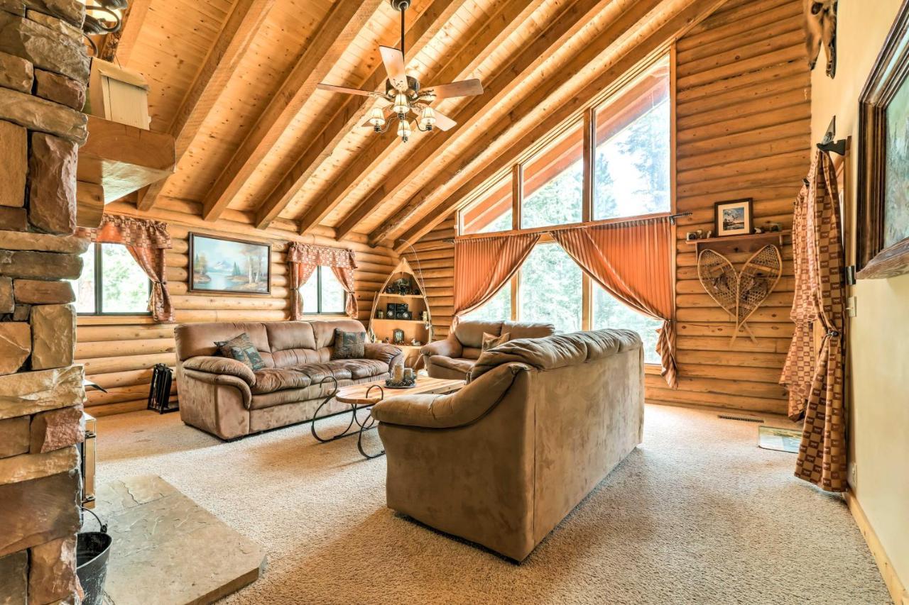 Cozy Utah Cabin With Deck And Fire Pit! Duck Creek Village Bagian luar foto